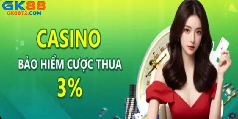 Tổng quan về chương trình casino bảo hiểm thua 3%